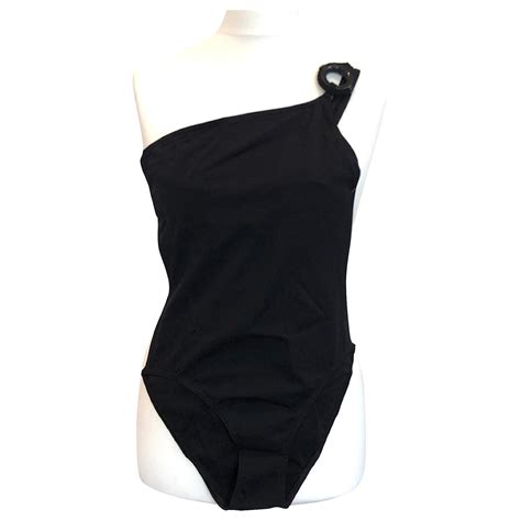 Hermes swimsuit black